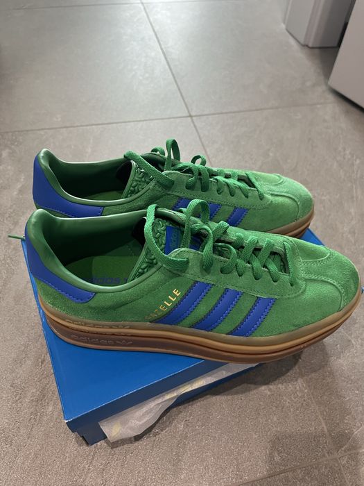 Adidas Gazelle Bold зелені кросівки
