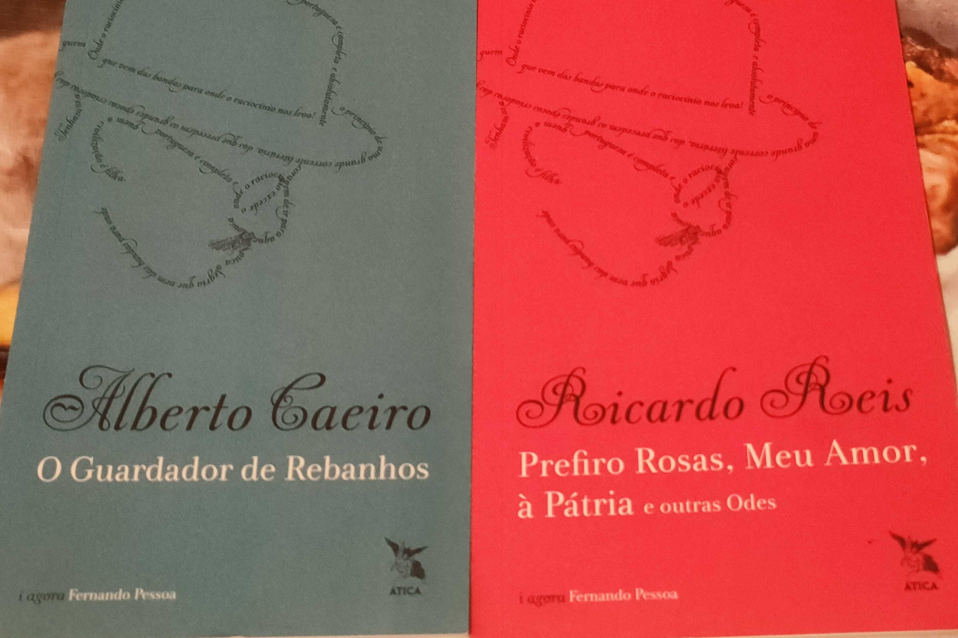 Livros Eça de Queiroz, Fernando Pessoa e heterónimos