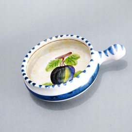 ceramika włoska ręcznie malowana miseczka paterka