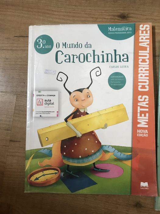 Livros de fichas e manuais escolares