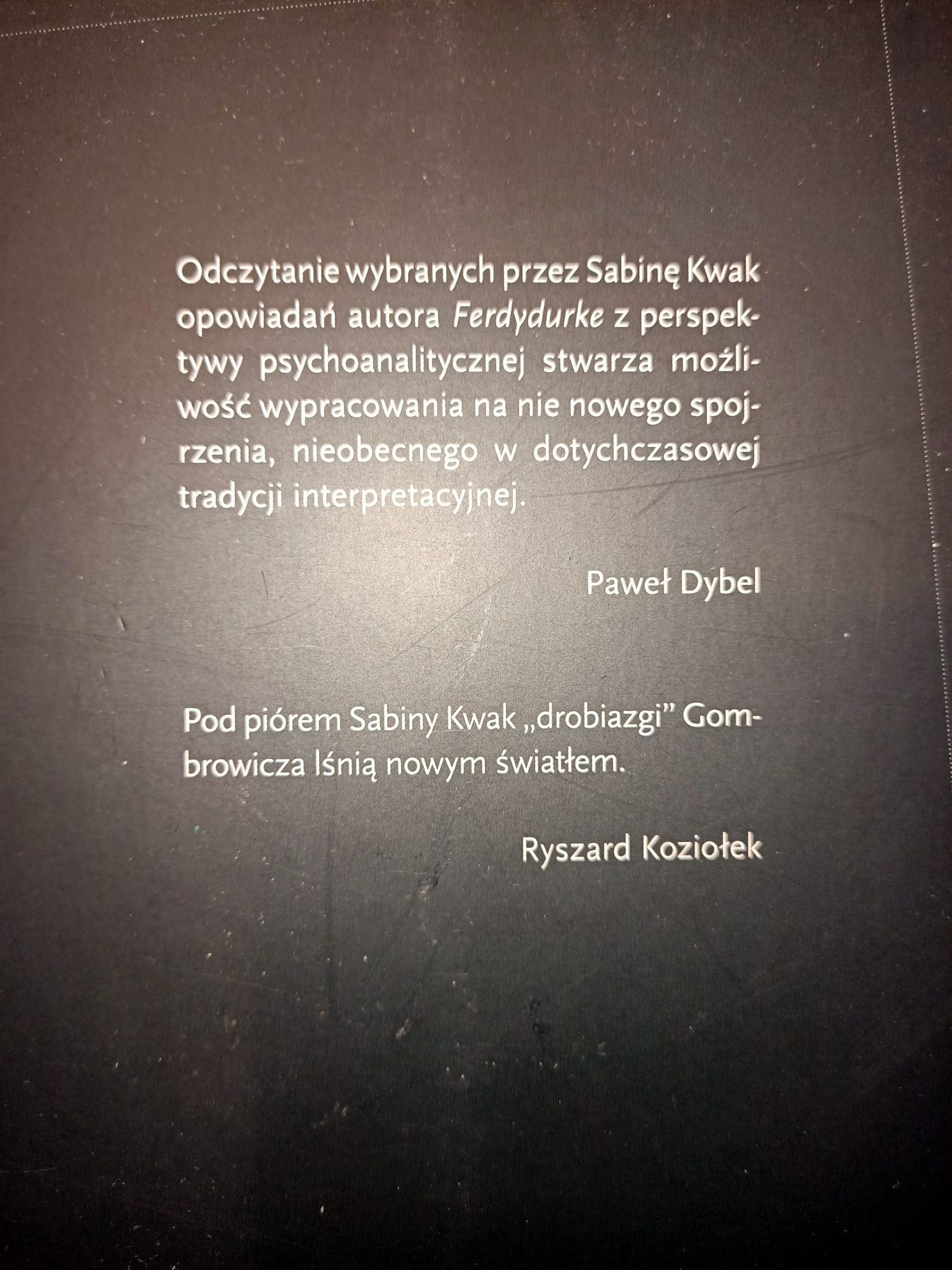 Dziewictwo i perwersja O baśniach erotycznych Witolda Gombrowicza Kwak