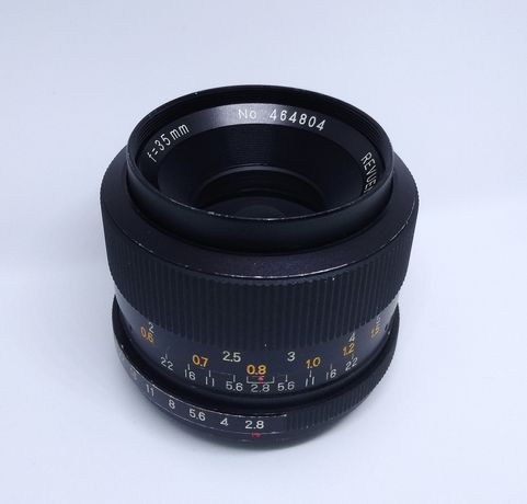 Obiektyw M42 Revuenon 35mm F 2.8, analog + przejściówka Sony na Sony E