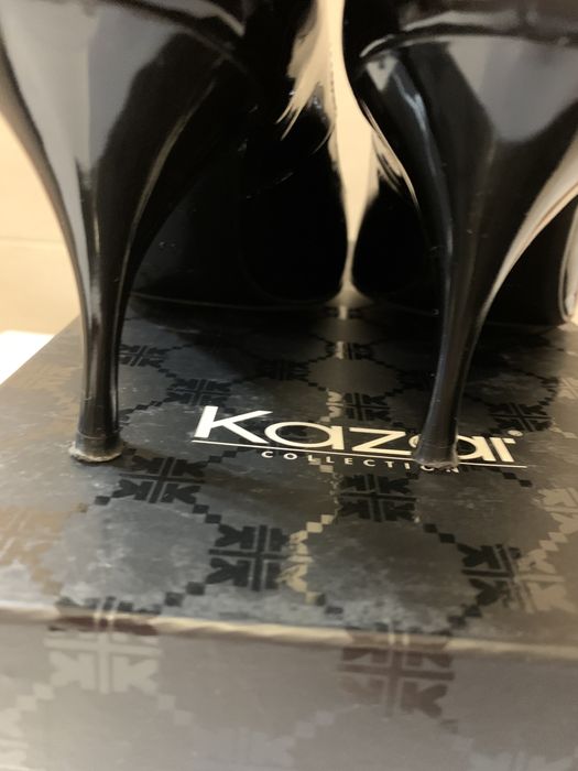 Buty / szpilki skórzane lakierowane Kazar 39
