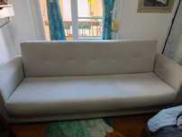 Sofá cama 3 lugares com gavetão 2,30m