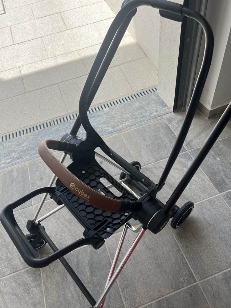 Cybex Mios Chrome Brown Cinza