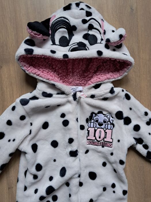 101 dalmatyńczyków pies piesek onesie kostium strój przebranie 104-110