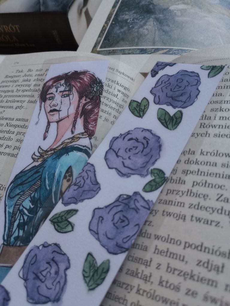 Zakładka do książki Triss Wiedźmin 3 print