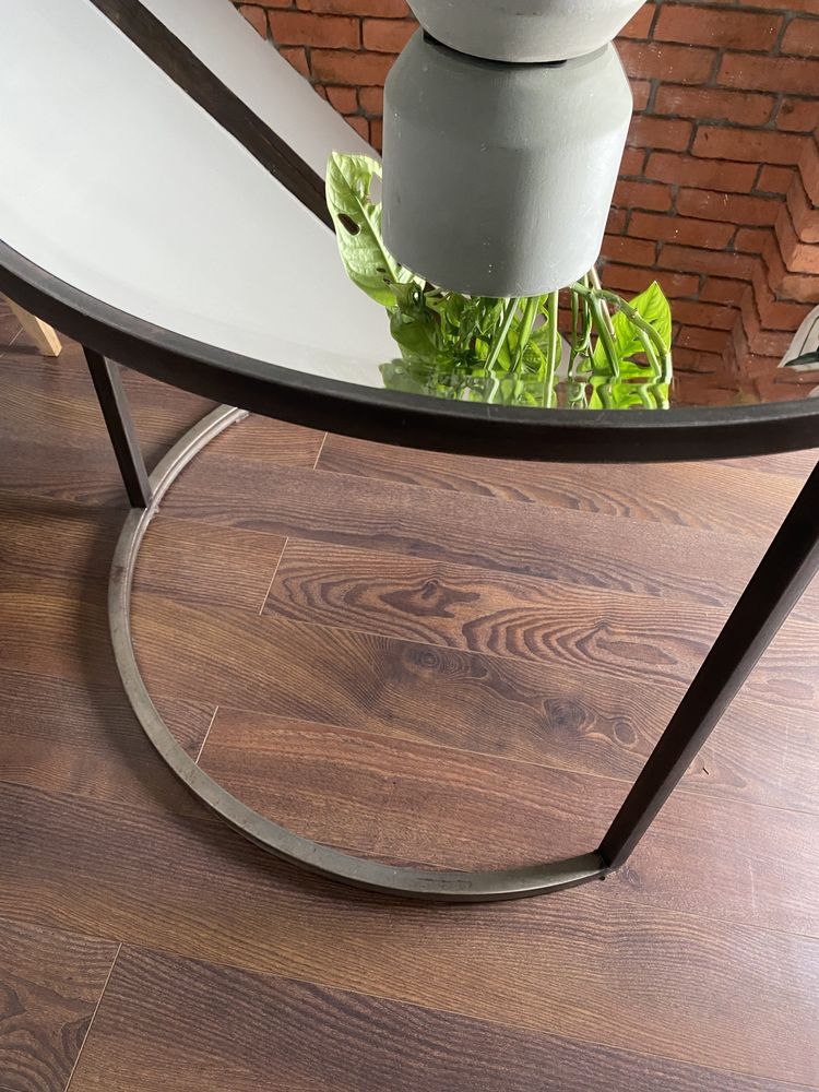 Stół ława stolik kawowy loft loftowy metal lustro industrialny