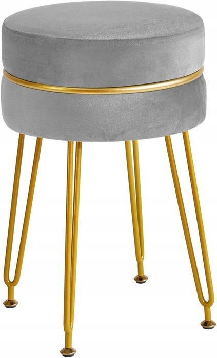 #Krzesło#Taboret okrągły do toaletki stylowy