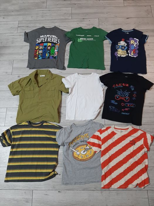 T-shirty chłopięce rozm. 134-140, paka 20 szt.
