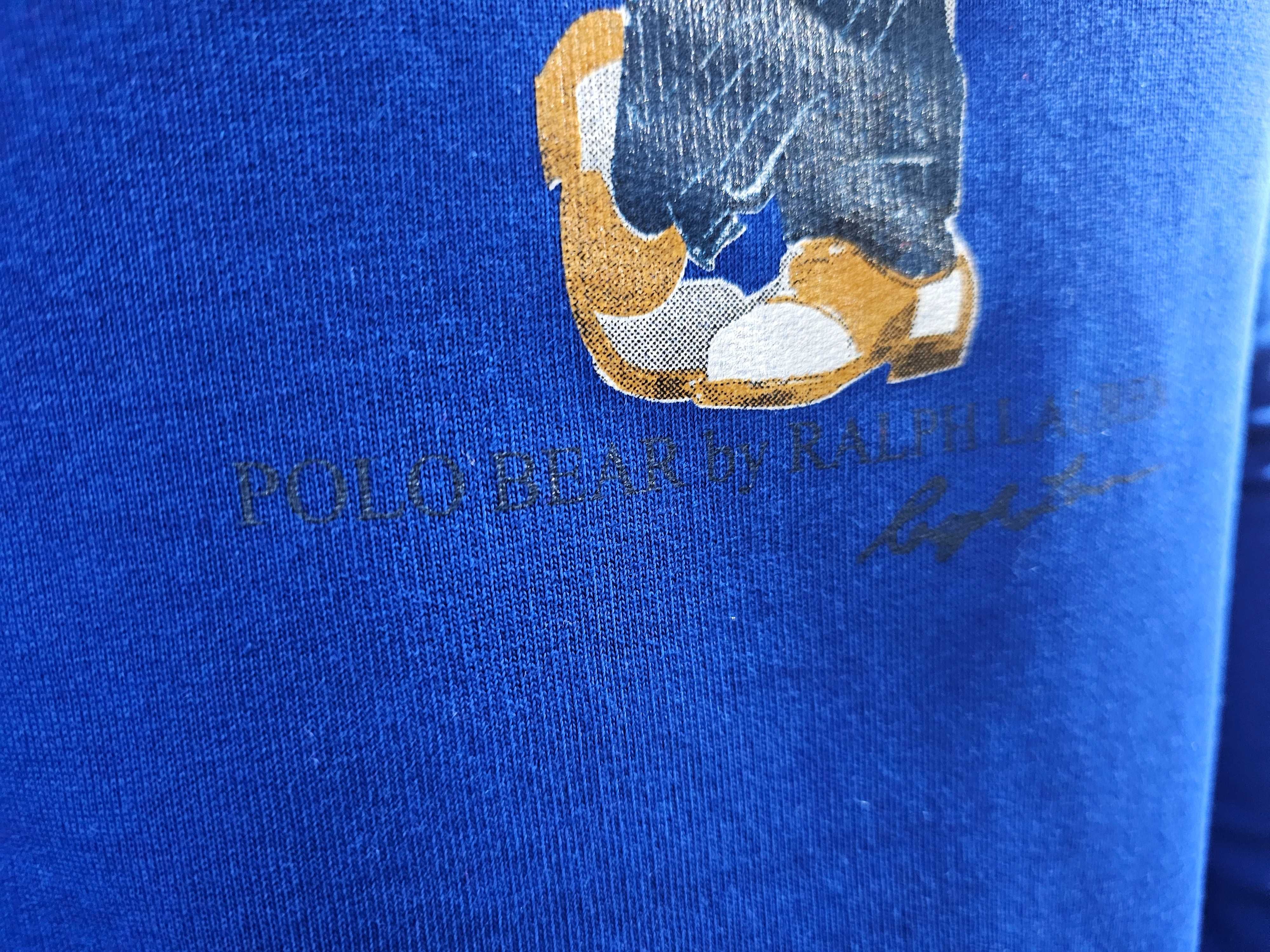 POLO RALPH LAUREN BEAR niebieska bluza z misiem r. S/L/XL/XXL