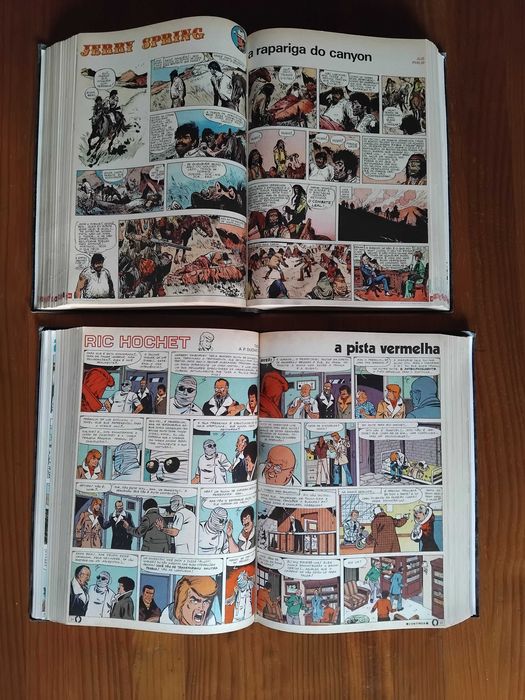 Banda desenhada, revistas encadernadas, anos 70
