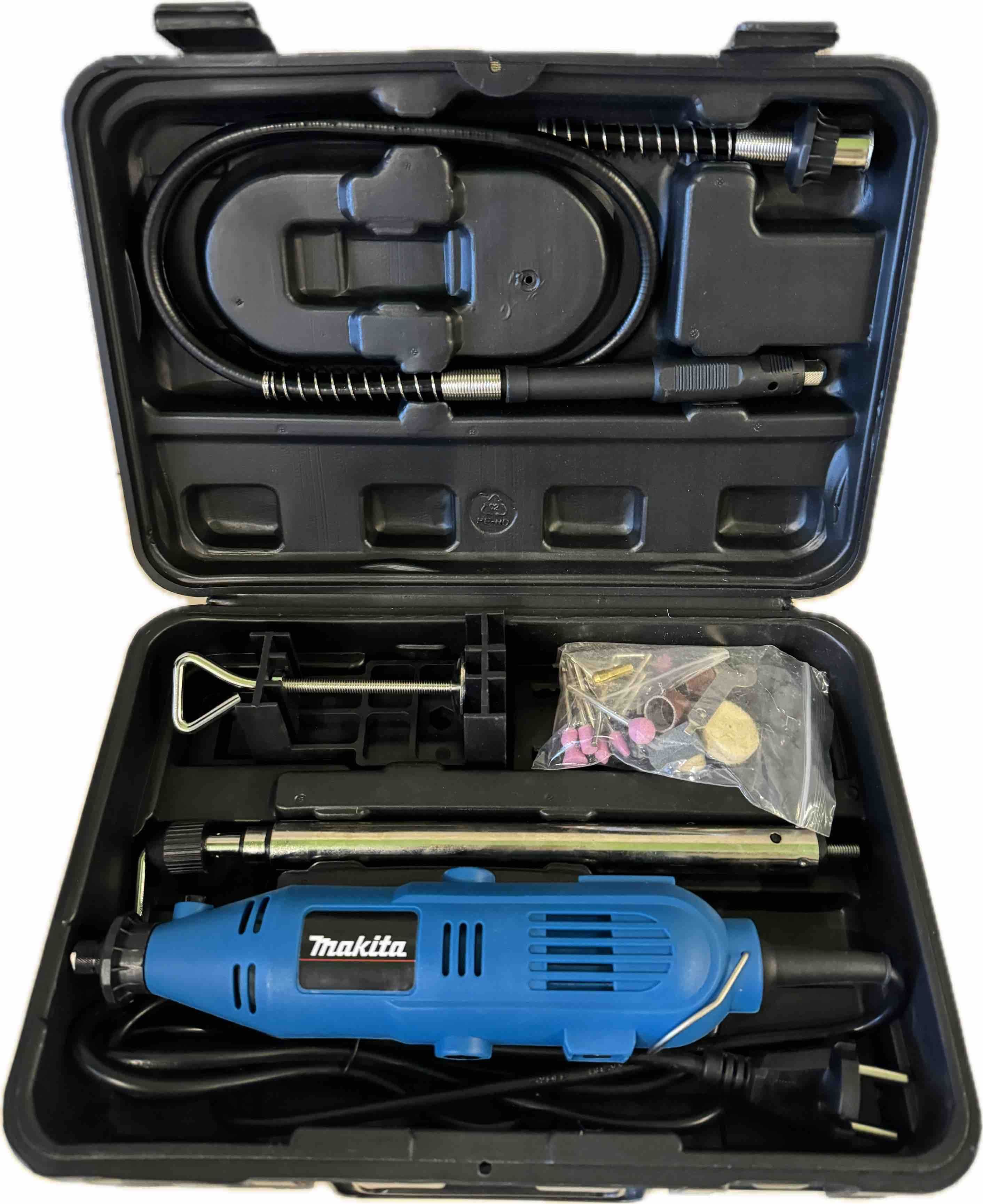 Гравер Makita GD0200C (+гибкий вал+40 насадок)