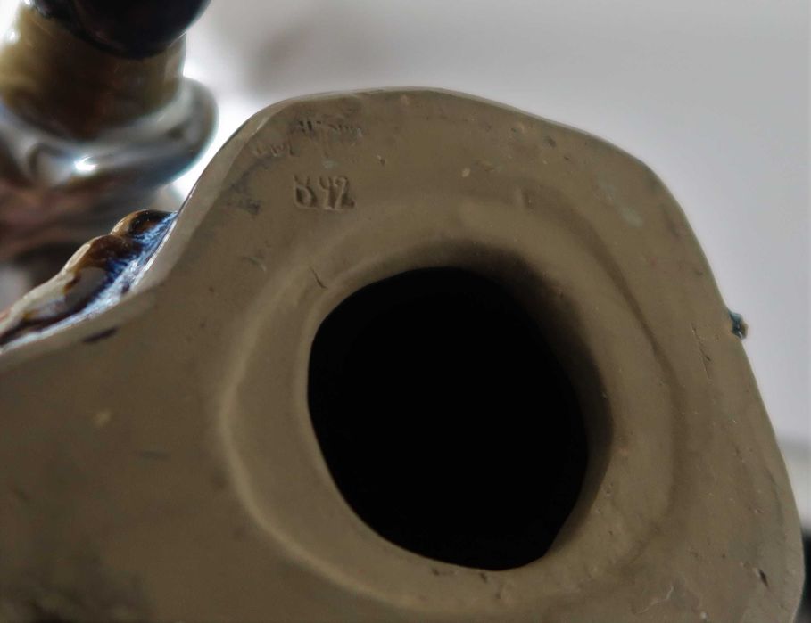 Escultura da China em argila - 26 cm