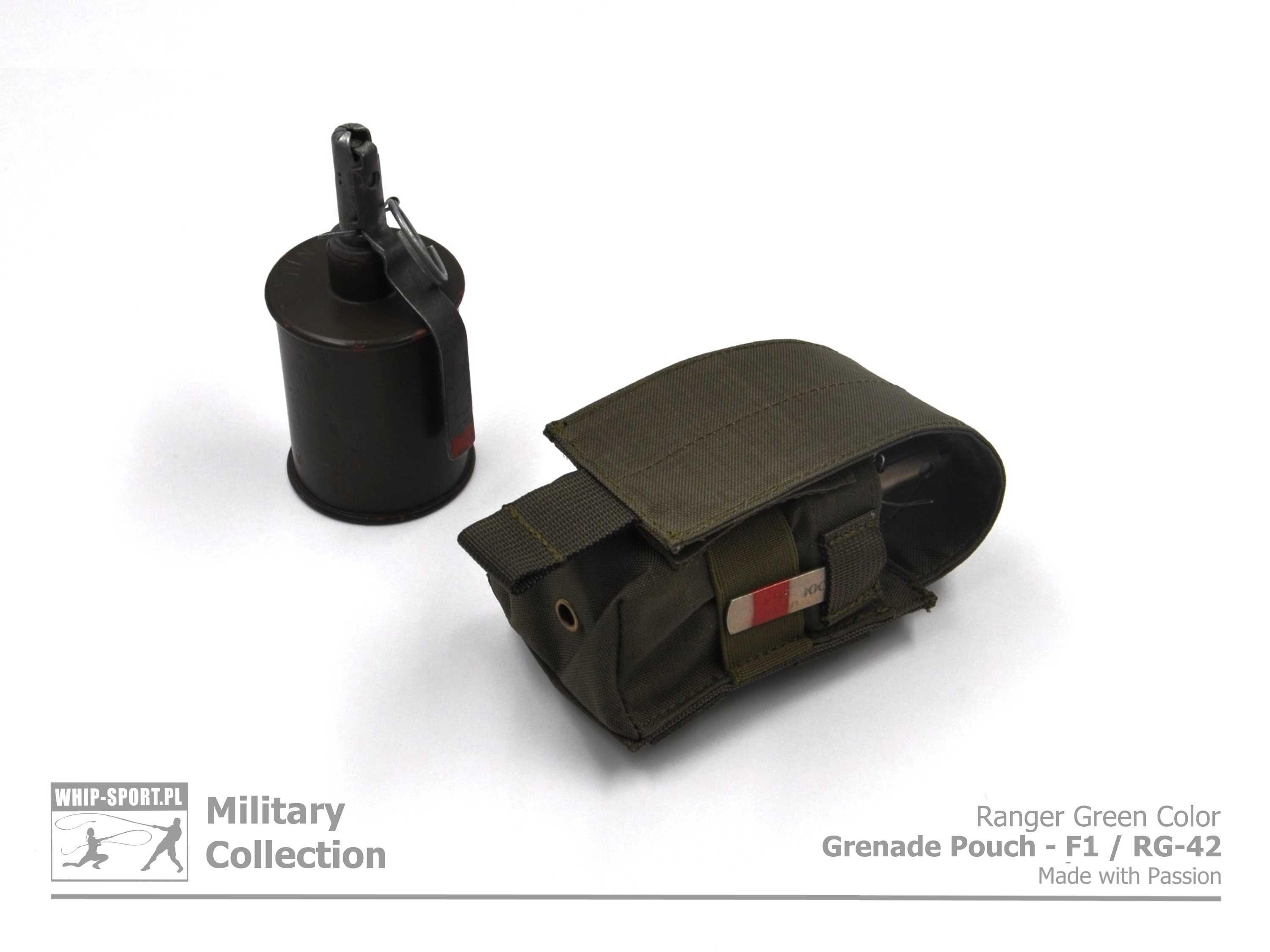 Ładownica / kieszeń na granat F1 / RG-42 - Ranger Green IRR