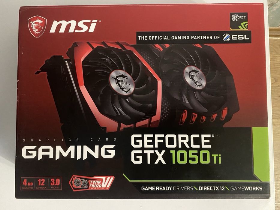 MSI GeForce GTX 1050 Ti GAMING X 4GB