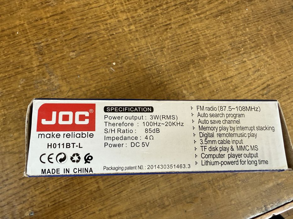 Блютуз колонка радио