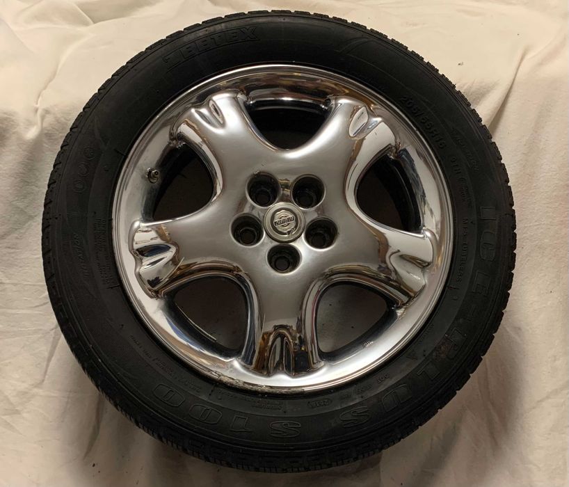 Felgi Aluminiowe R16 6J 5X100 ET 40 Chrom + Opony 205 55 R16 CHRYSLER