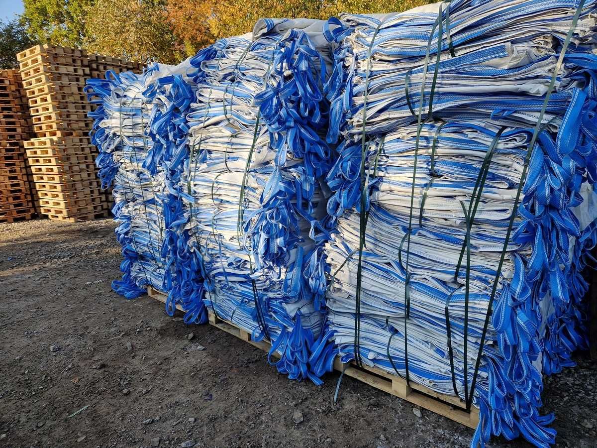 Worki Big Bag Kruszywa Wapno Piasek Ziemia Wydobycie 1500 kg Big Bagi