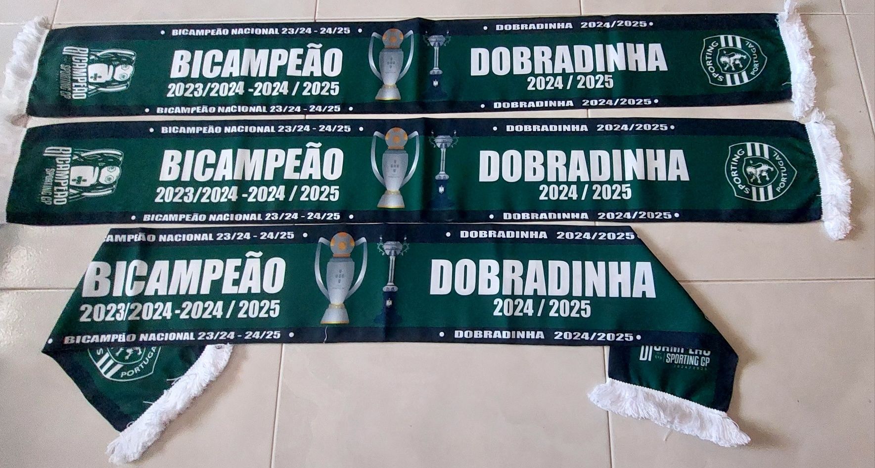 Cachecol do Sporting Dobradinha