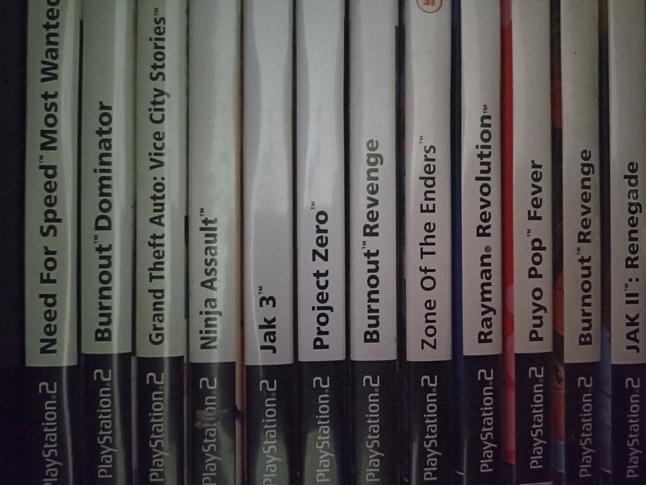 PS2 Bundle x12 PAL CIB Jak GTA Rayman Project Zero Burnout Zone Enders