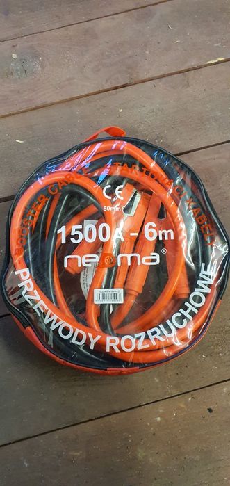 Kable rozruchowe 1500A 6m 50mm2