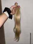 włosy naturalne słowiańskie lux blond 45cm 35g