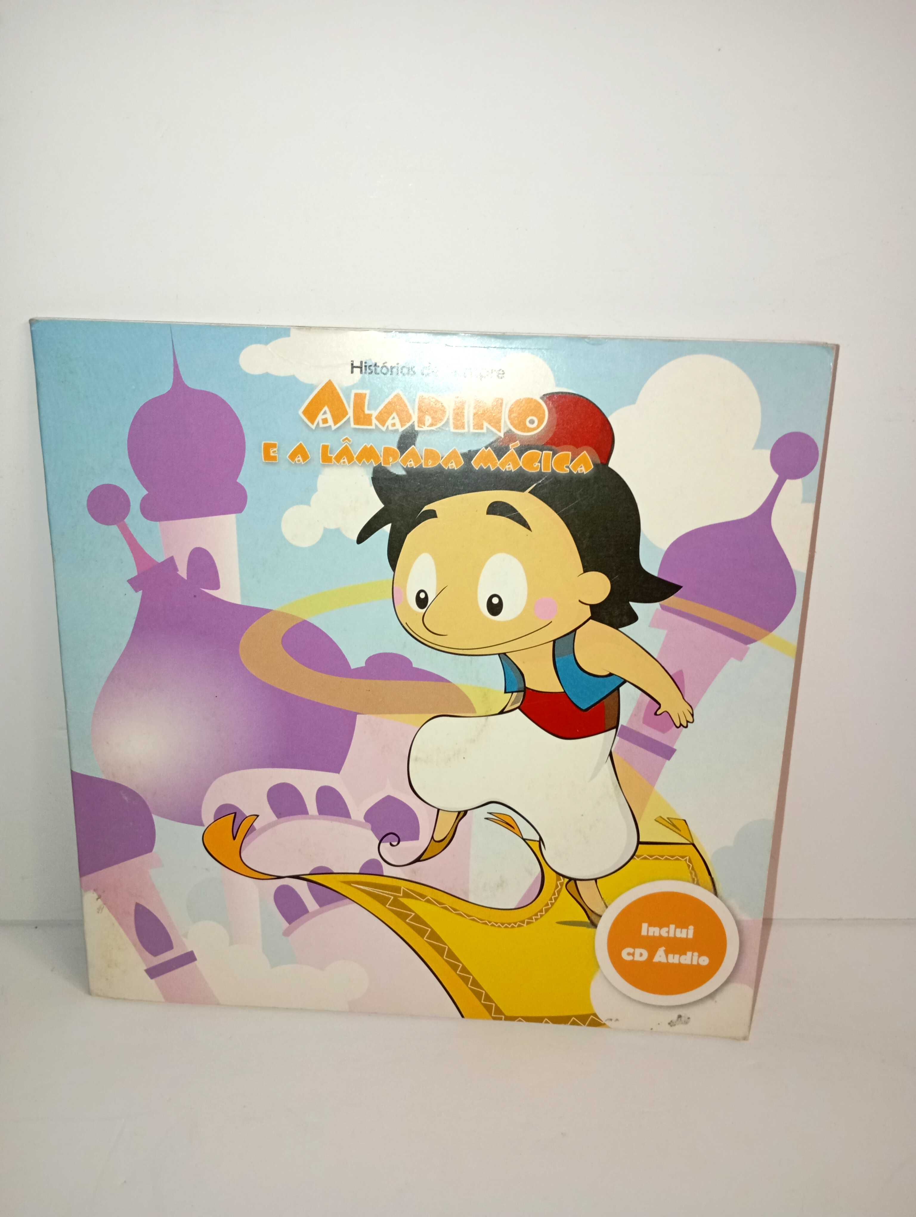 Livro e CD - Aladino e a Lâmpada mágica
