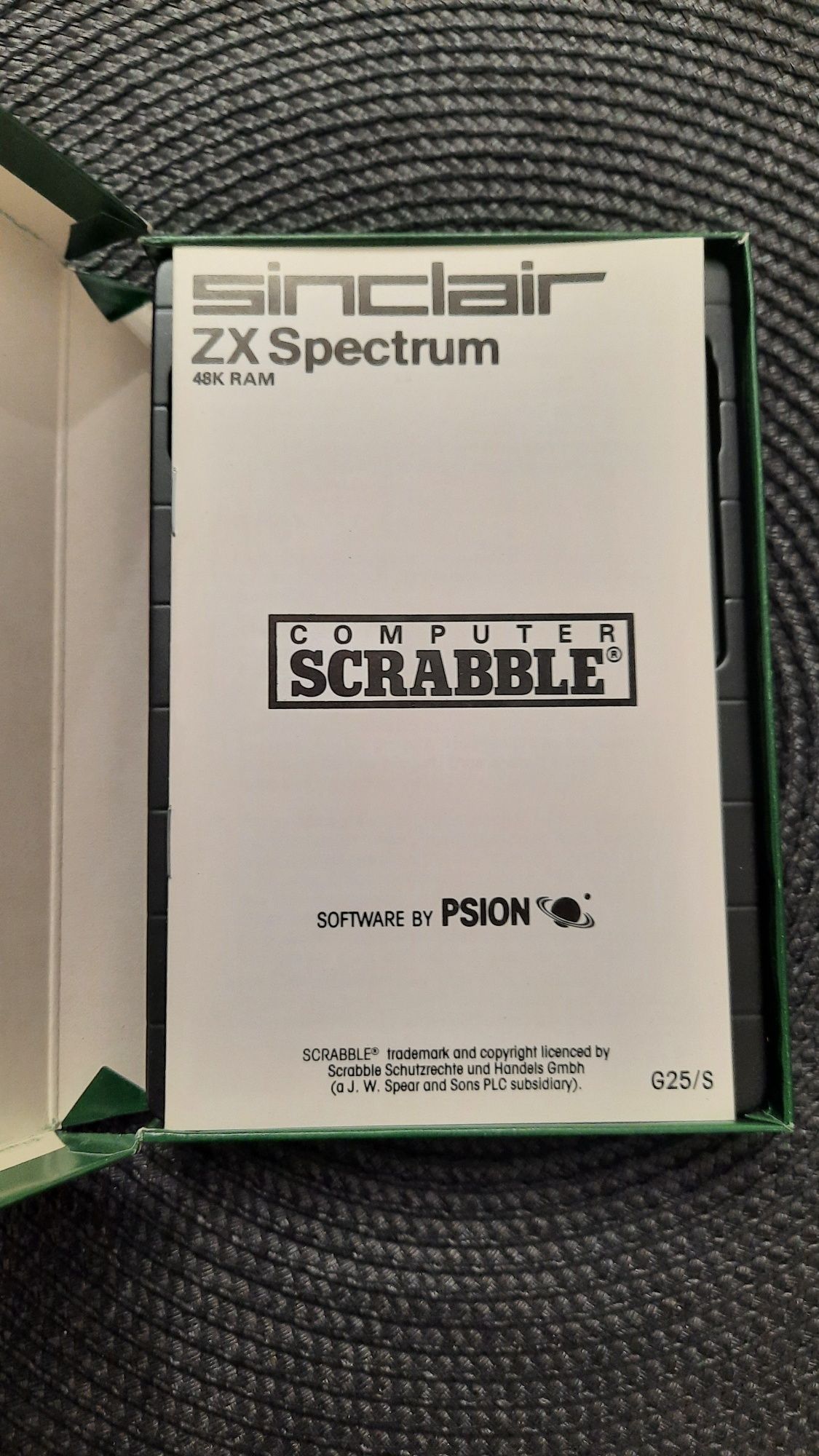 Stara gra Sinclair ZX Spectrum Computer Scrable