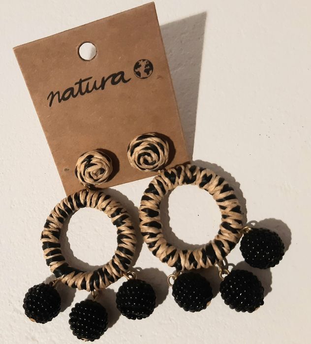 Brincos novos Natura