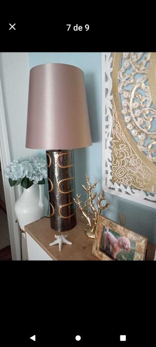 Lamp and side table set. Delivery in Setúbal area. READ THE FULL DESCRIPTION!64553267667073123