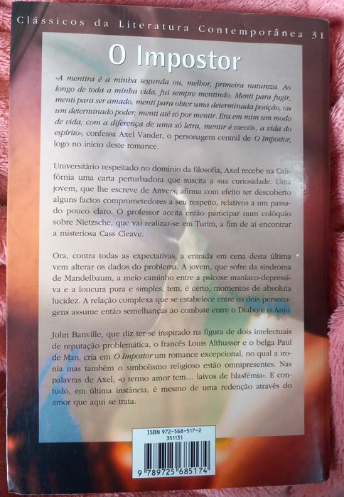 O IMPOSTOR - John Banville