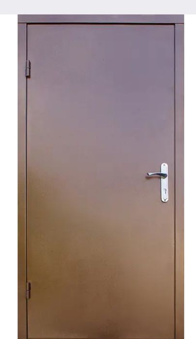 Двери в кладовке хозблок Технические Тамбурные Металлические входные