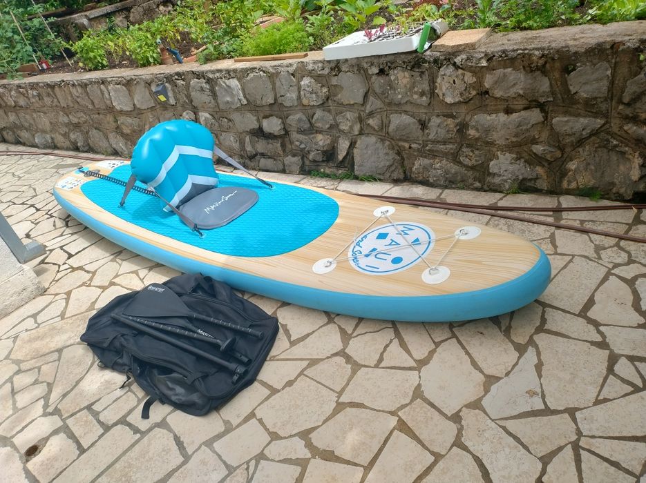 Deska Sup + wiosła i pompa elektryczna