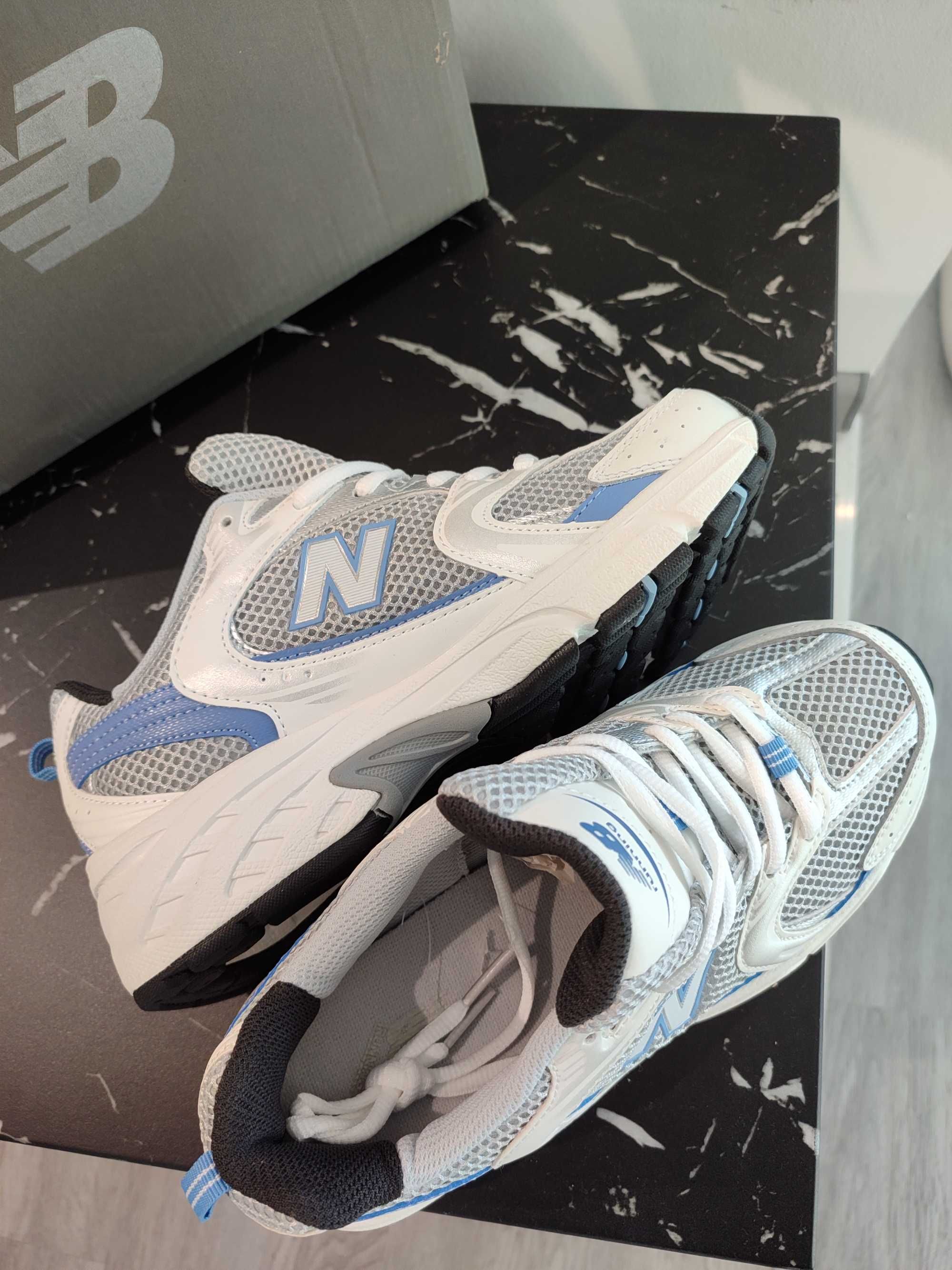 Кросівки NEW BALANCE 530 White & Blue Mr530kc