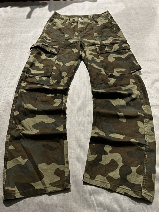 Camo Cargo Pants Камуфляжные Карго Штаны rap sk8 реп ск8