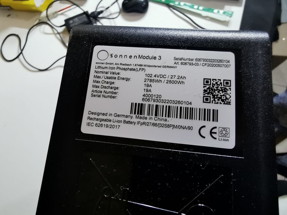 Lifepo4 26650 3400mAh з Акумулятора Sonnen