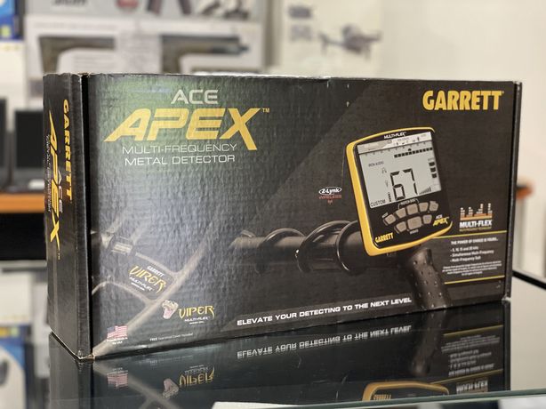 Металлоискатель Garrett ACE APEX c катушкой 6x11”, новые, в наличии!