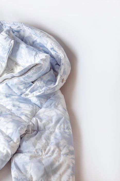 CALVIN KLEIN оригинал. Куртка зимняя холодная осень голубая XL