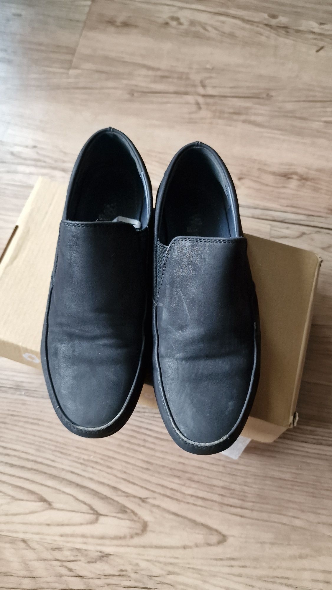 Buty chłopięce pantofle, do komunii skórzane r 35 dl 22cm Wojtylko