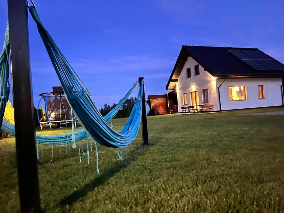 Komfortowy dom na Mazurach ze strefą spa i linią brzegową