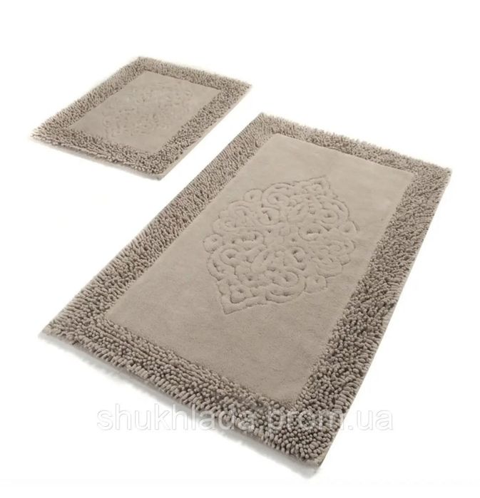 Комплект килимків у ванну кімнату прямокутні 100% бавовна Туреччина