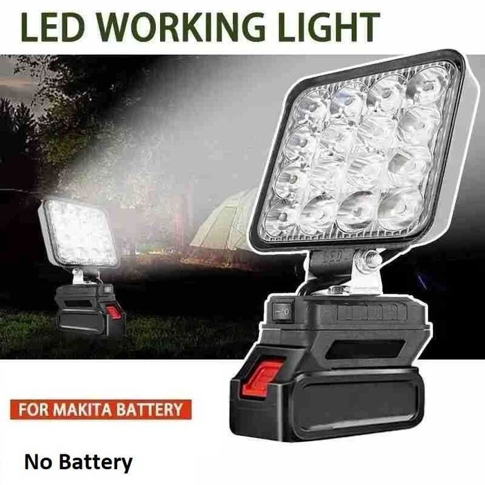 Lampa Led, reflektor do baterii Makita 4In.