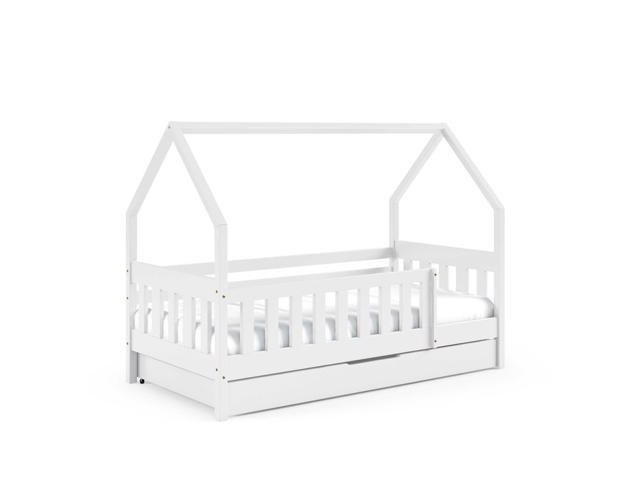 Łóżko dla dziecka domek LUNA 160x80 - materac gratis! Drewno sosnowe
