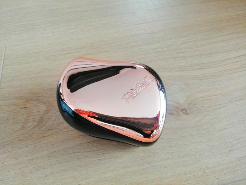 TANGLE TEEZER COMPACT STYLER chrome gold szczotka do włosów złota