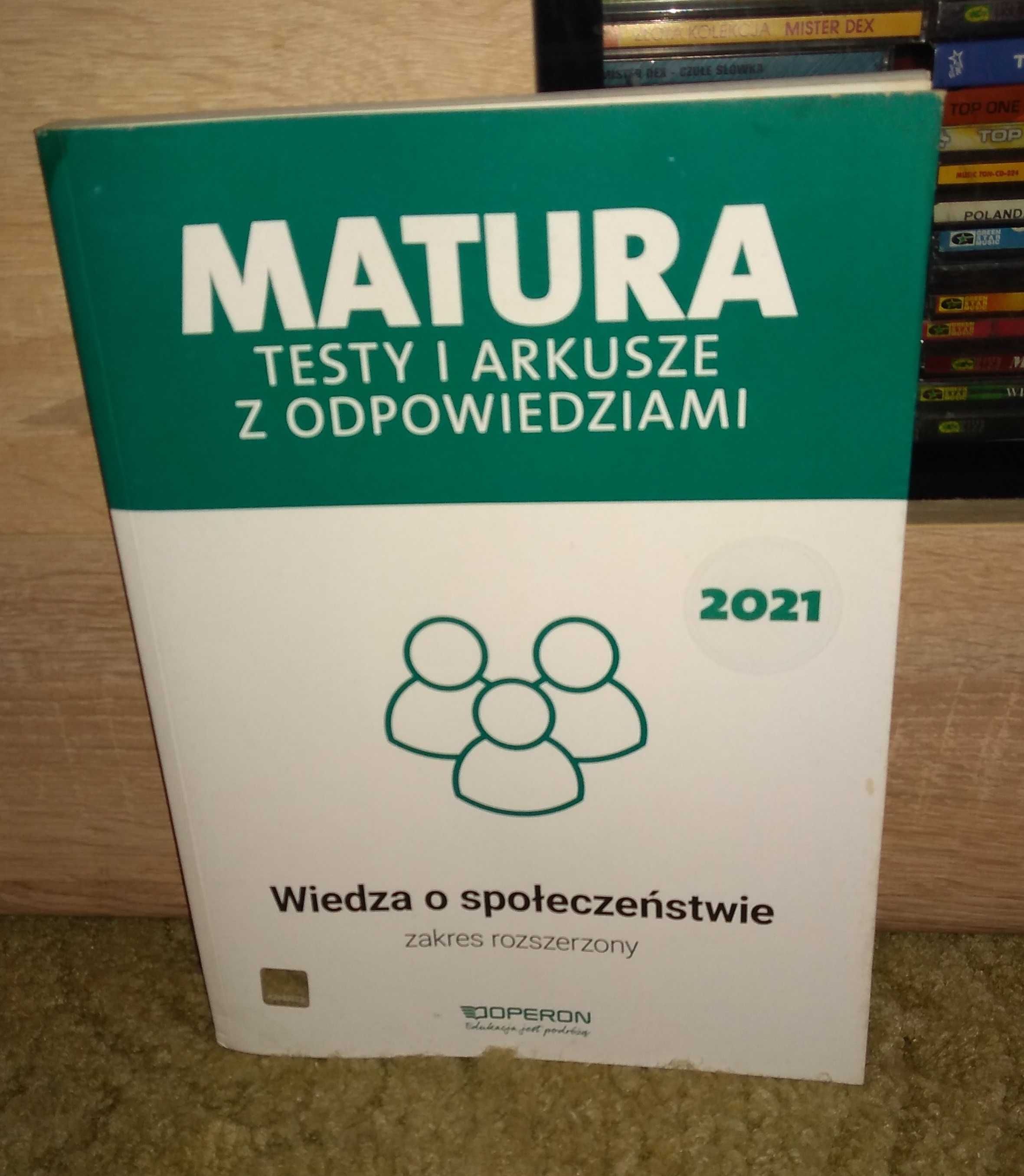 Matura 2021. Wiedza o społeczeństwie. Zakres rozszerzony / NOWA /