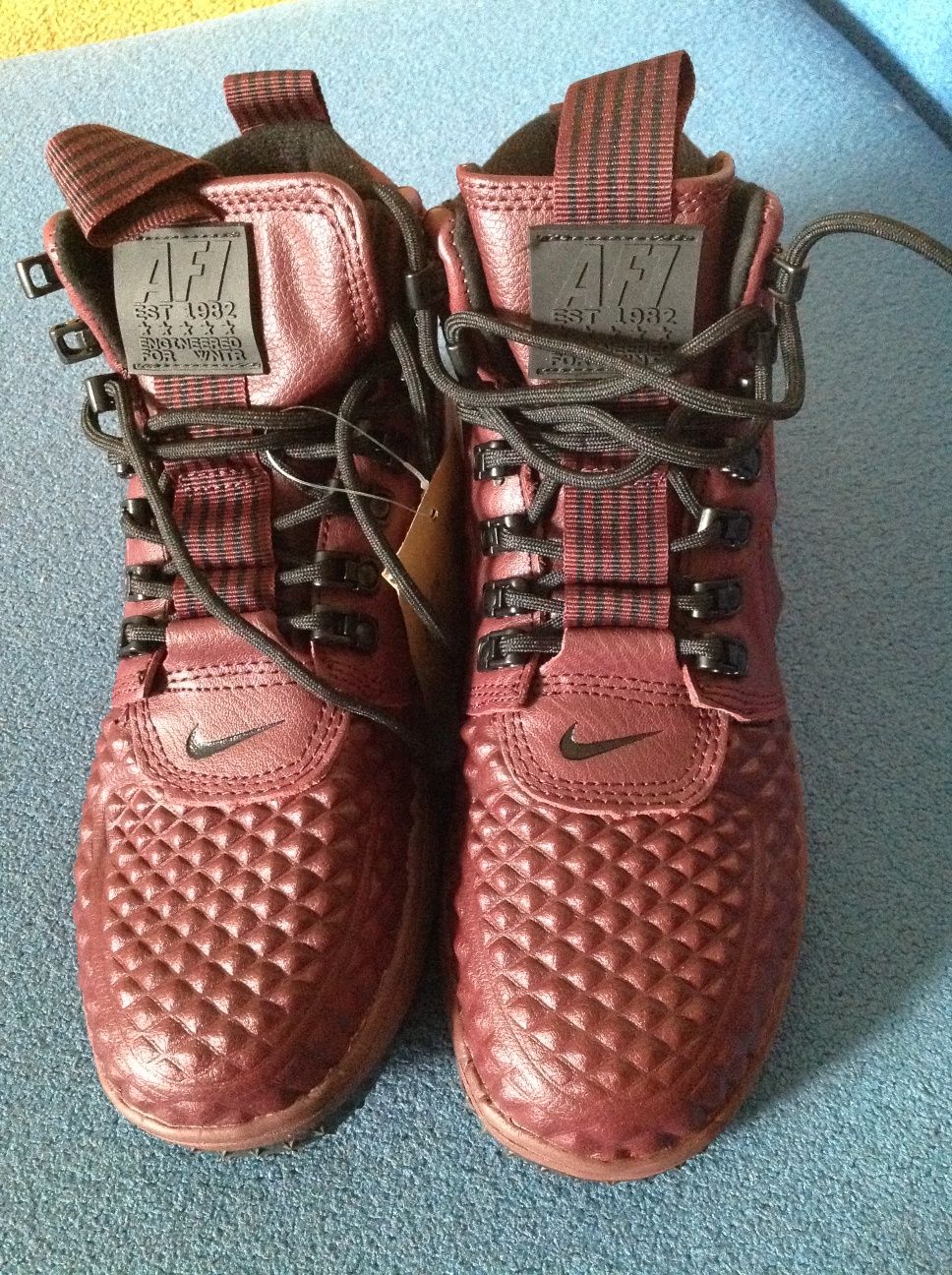 Утепленные кроссовки Nike Lunar 38-39р бордовые