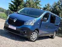 Renault Trafic LONG 1.6dCi 120KM, Jedyne 92 tys.km, Brygadówka/Doka 6-cio Osobowa, 2X Drzwi Boczne Suwane, Klima, Tempomat, Salon Polska, Pierwszy Właściciel, BEZWYPADKOWY, Super Stan !!!