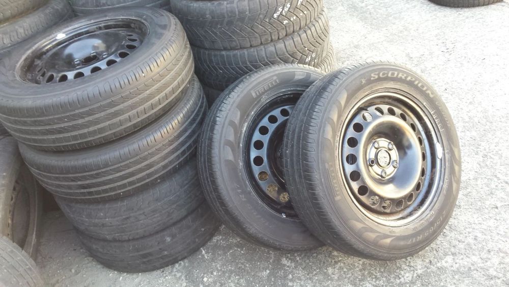 17” cali - KOŁA letnie TIGUAN VW Skoda Audi Q5 Seat Volkswagen A - felgi - 5x112 , r17 cali + Pirelli  215/65 r17 cali