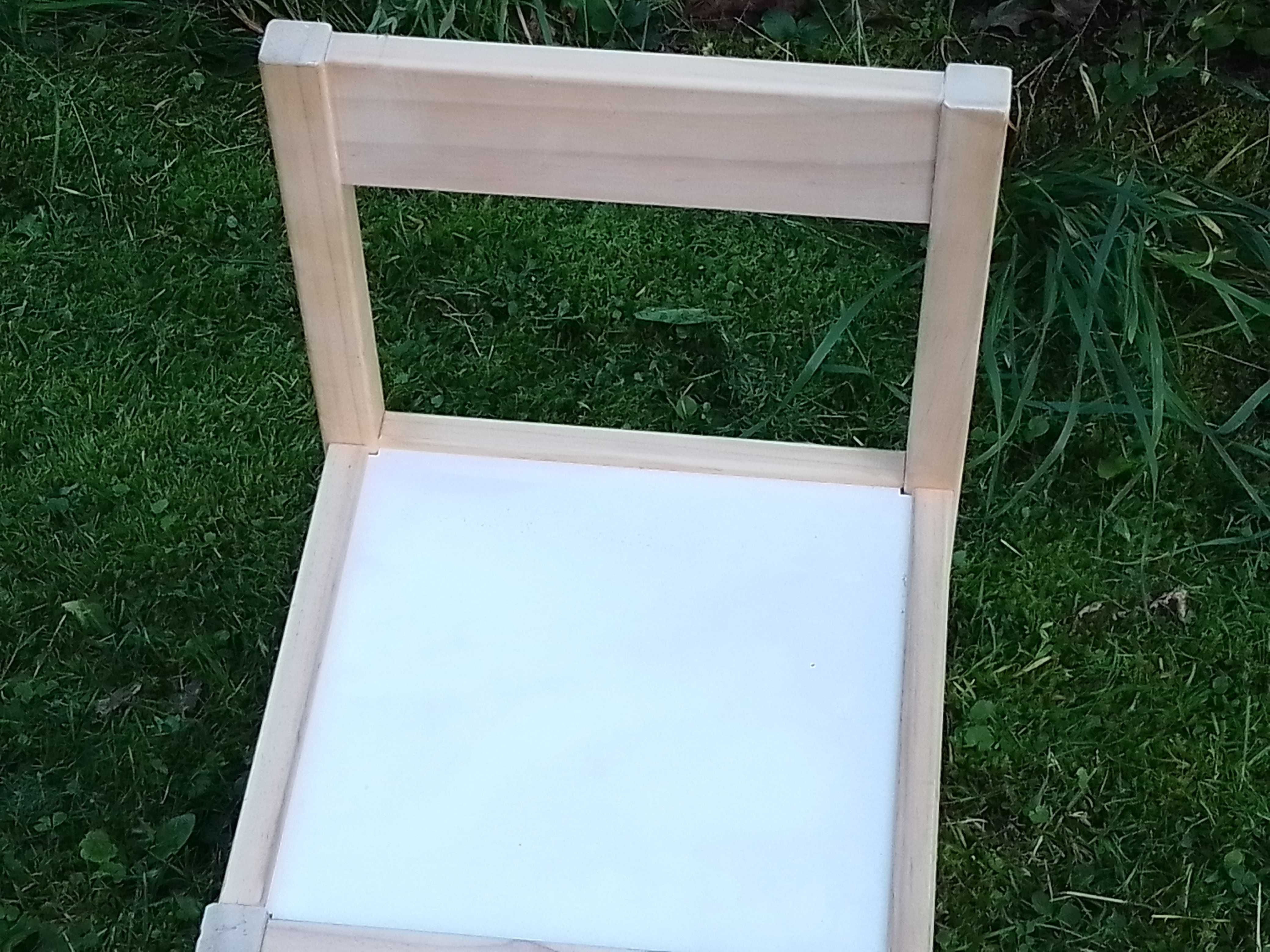 Drewniane , małe krzesełka dla dzieci IKEA - komplet 2 sztuki - bdb !!